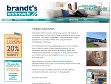 Tablet Screenshot of brandts-wohnwelt.de